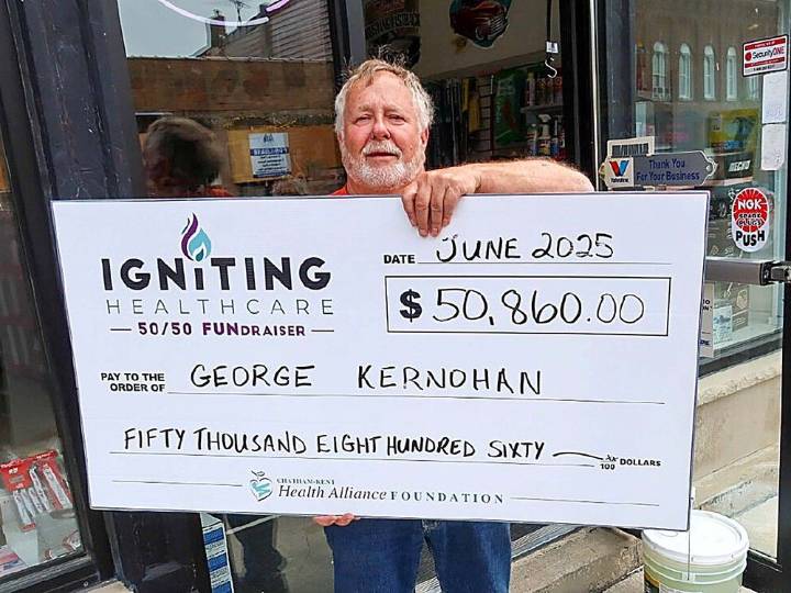 CKHA Foundation's 50/50 benefiting $9M Wallaceburg hospital expansion