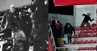 Hinchas de la U e Independiente protagonizan graves incidentes en Argentina