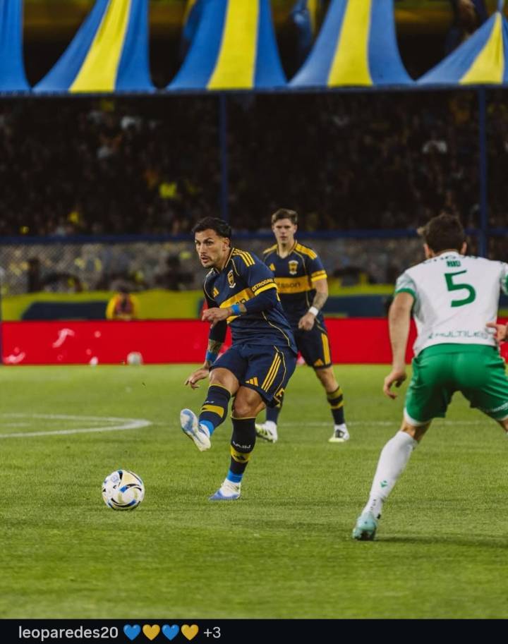 “Más tres…”: La alegría de Leandro Paredes en redes sociales por el triunfo de Boca