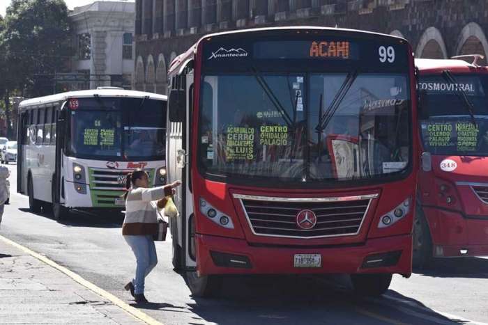 Paro de transportistas paralizará Toluca este 1 de septiembre