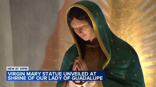 Shrine of Our Lady of Guadalupe welcomes 'Madre Peregrina' sculpture to Des Plaines in tour