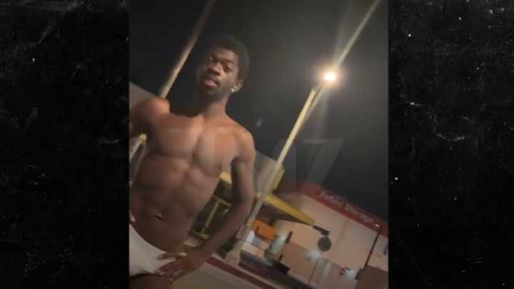 Rapper Lil Nas X arrested, seen on video acting erratically in LA