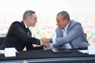 Destaca Fernando Espino colaboración con Adrián Rubalcava en beneficio del Metro