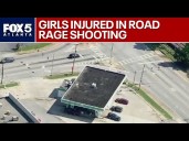 Two girls injured in road rage shooting