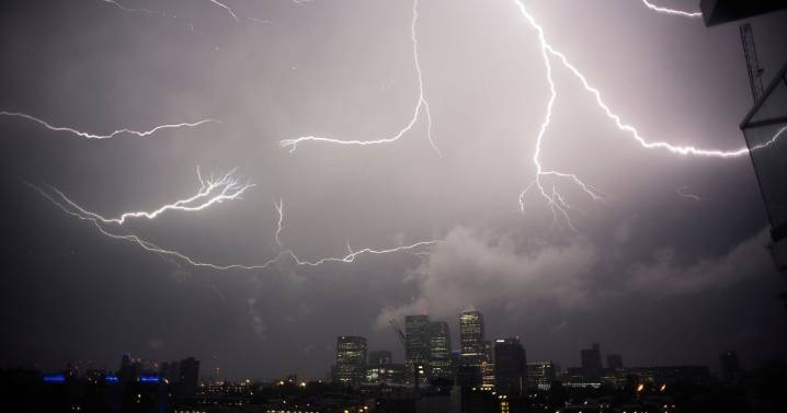 Brutal end to UK heatwave as Met Office warns of savage summer storms