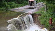 Oakland County road that crumbled after historic rain…