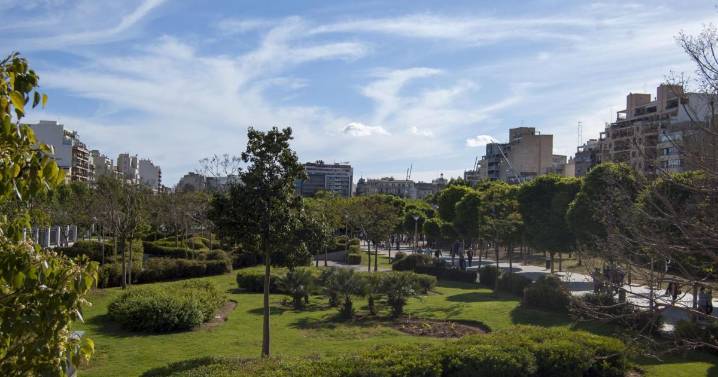 Steven, turista en el Parque de las Estaciones de Palma: «Todo lo malo que se os pueda ocurrir esta aquí»
