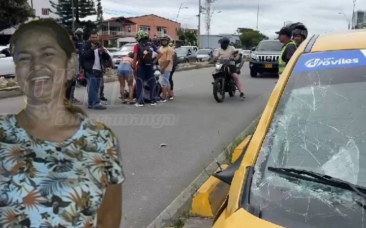 Blanca Antonia Díaz, la mujer que falleció en un accidente en la autopista a Floridablanca
