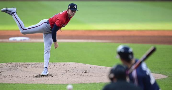 Hurston Waldrep throws 6 scoreless innings in combined 2-hitter, Braves blank Guardians 2
