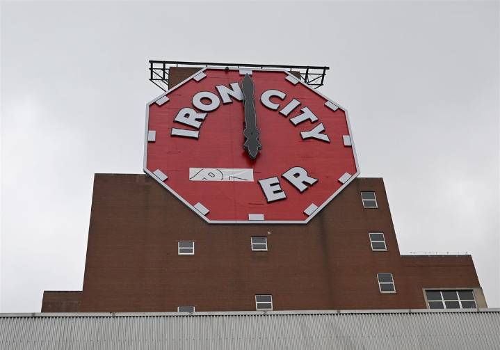 Pittsburgh’s South Side clock gets a facelift with Iron City