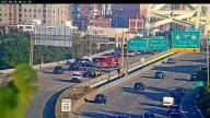 Crash blocking lanes on I