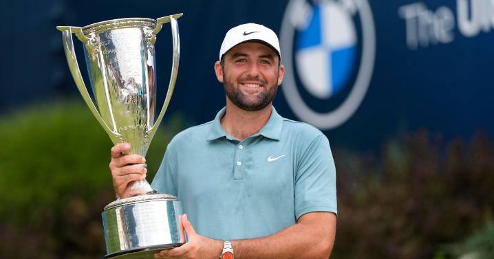 Scottie Scheffler rallies from 4 shots down and wins BMW Championship in Maryland