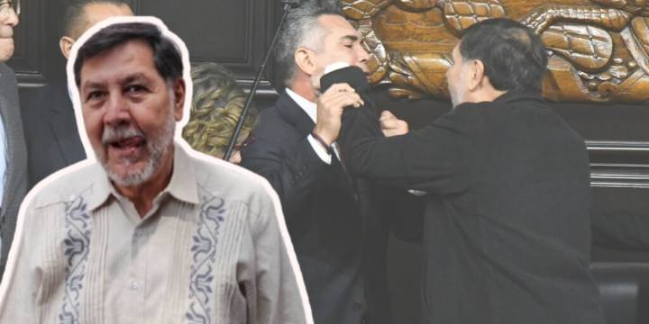 Noroña responde a críticas por su pelea con Alito Moreno: “Es como cuando dicen que a una mujer la violan por cómo iba vestida”