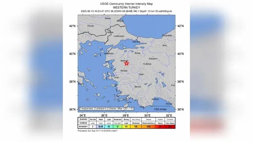 Un terremoto de magnitud 6,1 remeció Turquía: se reportan heridos y varios edificios colapsados