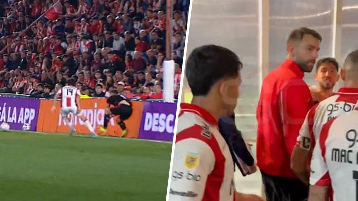 "Mala leche": La jugada por la que Felipe Loyola fue a encarar a un rival en el túnel y que ahora lo tiene en duda en la "Roja" Salió lesionado en Independiente.