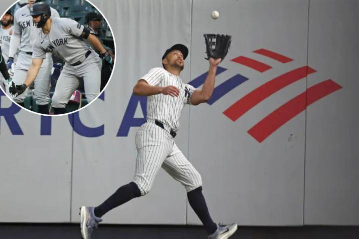 Yankees' Giancarlo Stanton still holding his own in outfield return