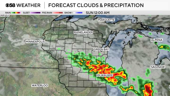Saturday midday update: Flood Watch in place for late Saturday afternoon until early Sunday afternoon