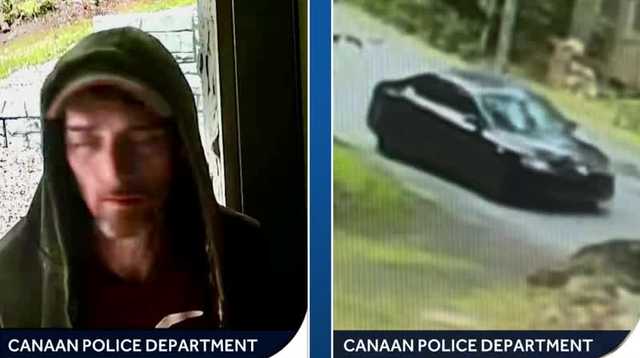 Canaan police working to identify suspect in connection with series of burglaries