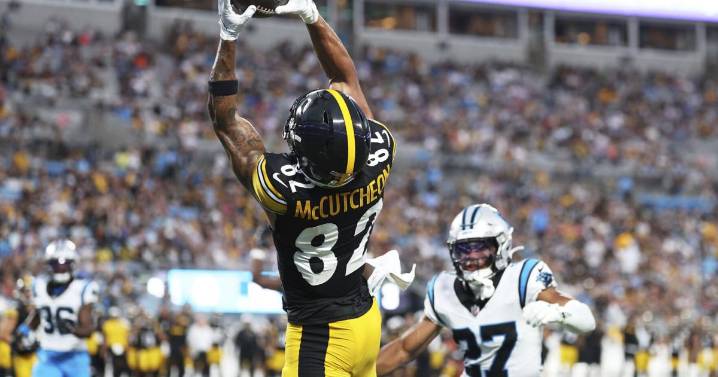 Bozeman High and Montana State graduate Lance McCutcheon catches touchdown pass in Steelers win