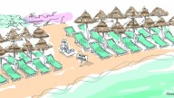 Lo que queda de las playas públicas...