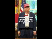 Trump boasts about photo sent to him by Putin