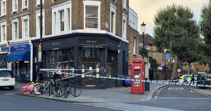 First photos from scene of North Kensington stabbing show huge cordon and blood splatters