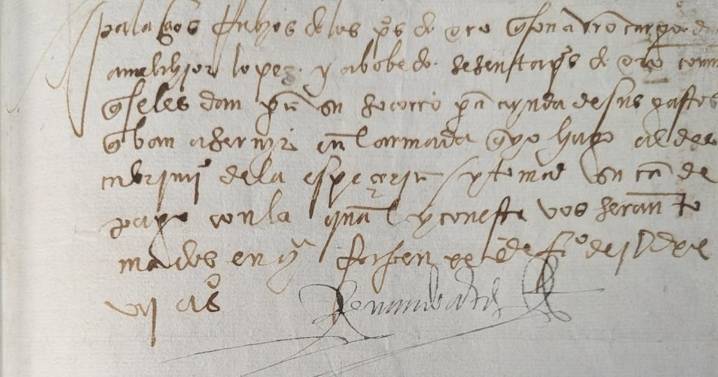 Estados Unidos devuelve a México un manuscrito de 1527 firmado por Hernán Cortés que había sido robado