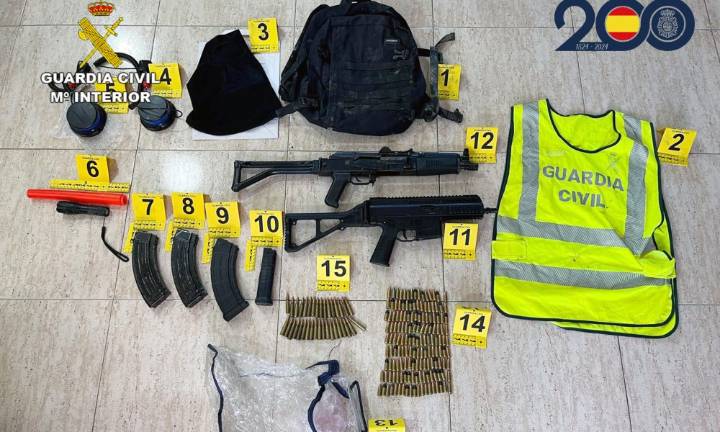 Desmantelado un grupo criminal en Murcia especializado en “vuelcos” de droga