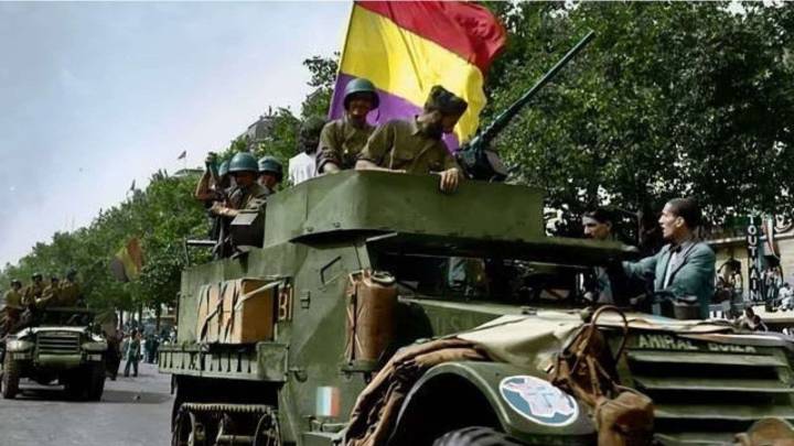 Efemérides 24 de agosto: Los españoles que liberaron París de los nazis durante la Segunda Guerra Mundial