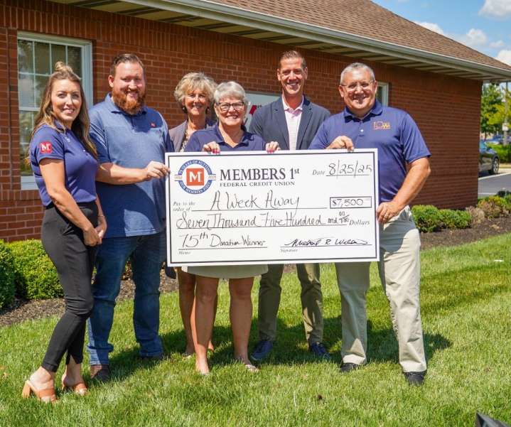 Members 1st Credit Union members choose Lancaster nonprofit for $7,500 donation