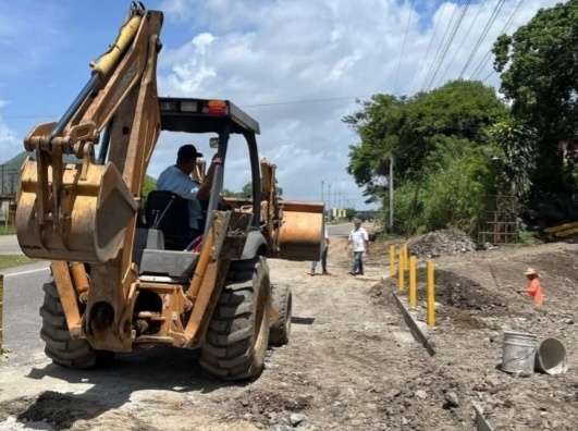 Corregida falla de borde en la carretera La Villa