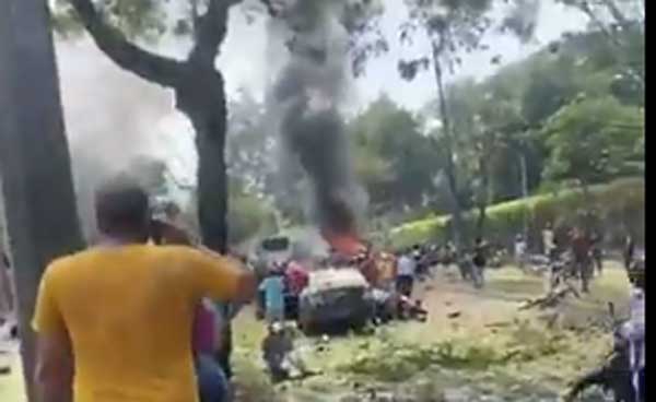 Dos fuertes explosiones en inmediaciones de la base aérea de la ciudad colombiana de Cali