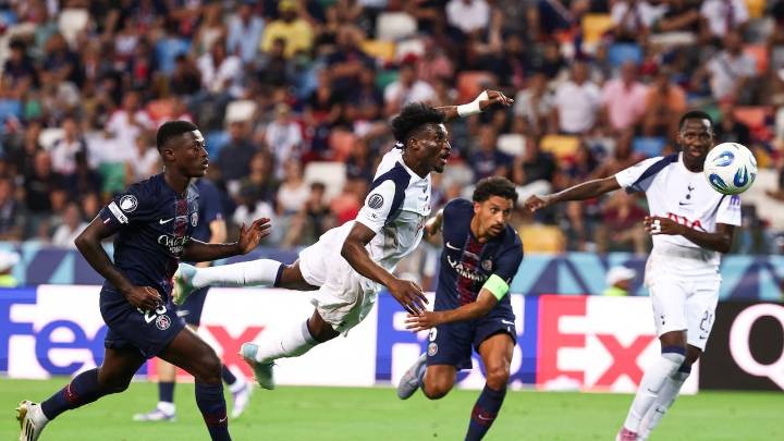 PSG y Tottenham definieron campeón de la Supercopa de Europa: marcador da la vuelta al mundo