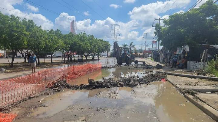 Fuga deja sin agua al menos a cinco colonias de Mazatlán este viernes