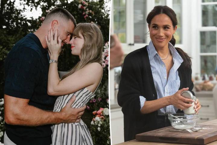 Meghan Markle reacts to Taylor Swift and Travis Kelce's engagement