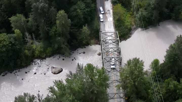 Buckley bridge closure: Extensive damage reported after semi crash