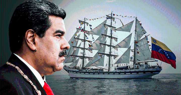 El régimen de Venezuela responde a Estados Unidos con un despliegue de buques de "mayor porte" sobre aguas del Caribe