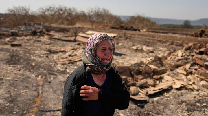 Parts of Europe burn as millions are facing record heat