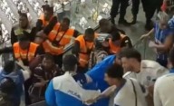 Violenta represión de la policía en Brasil a hinchas de Godoy Cruz