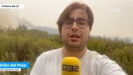 Cuando las tareas de extinción se complican: pendientes de 50 metros en Anllares del Sil