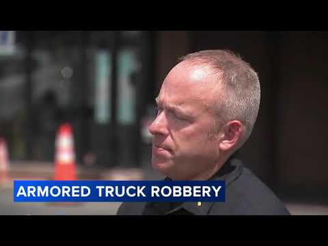 Surveillance video shows moment 2 armed men rob armored truck in PA