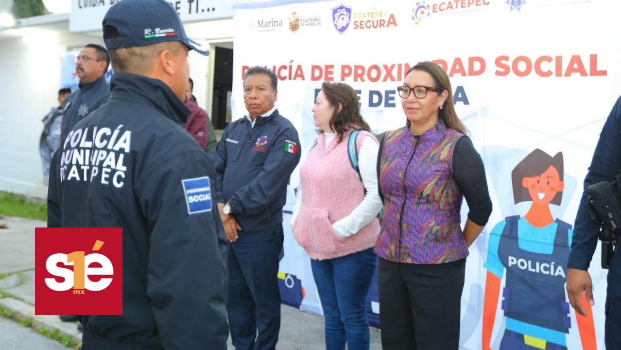 Azucena Cisneros anuncia incentivos permanentes para la Policía Municipal de Ecatepec