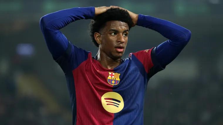 FC Barcelona's Balde challenges penalty decision with social media post
