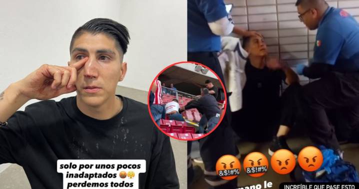 El VIDEO de la terrible golpiza entre la familia de Ángel Zaldívar y aficionados de Chivas