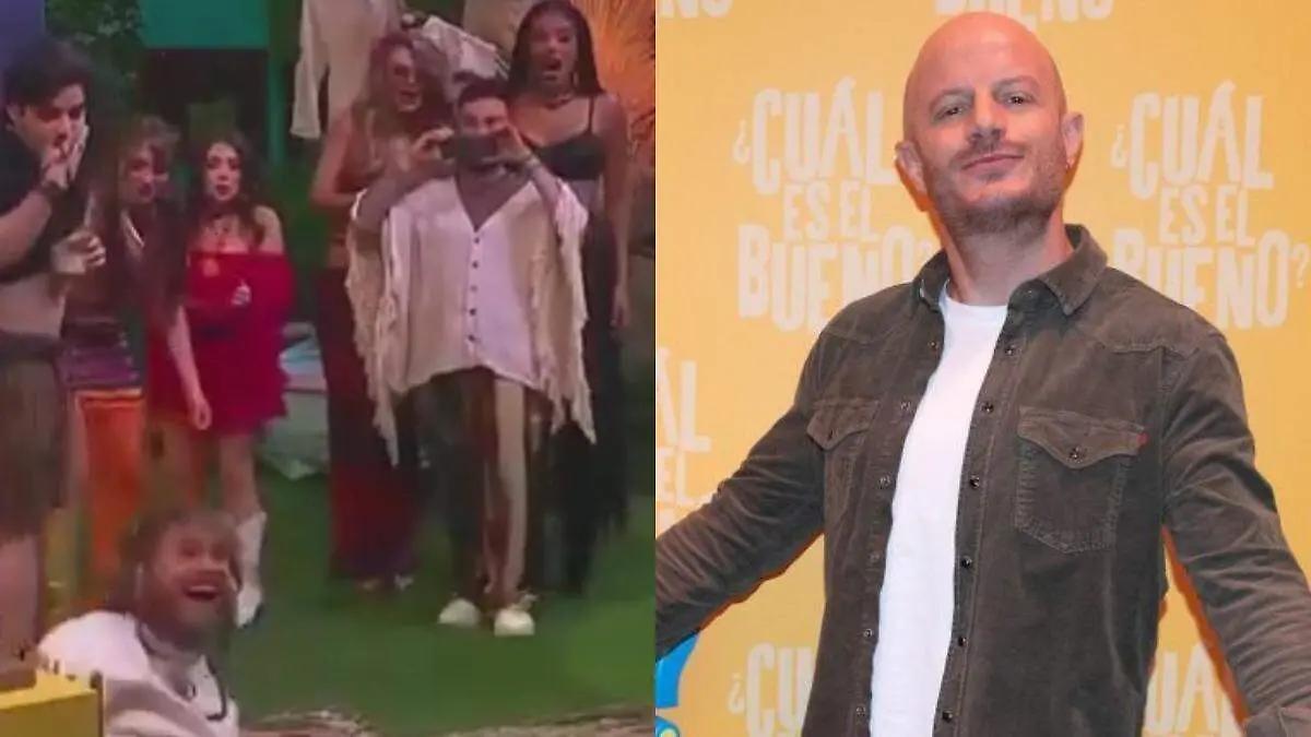 Una más para Facundo: critican en redes al conductor por tirar a Aldo de Nigris en “La Casa de los Famosos” 2025