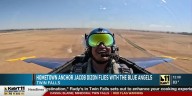 Jacob Dizon takes a flight with the Blue Angels