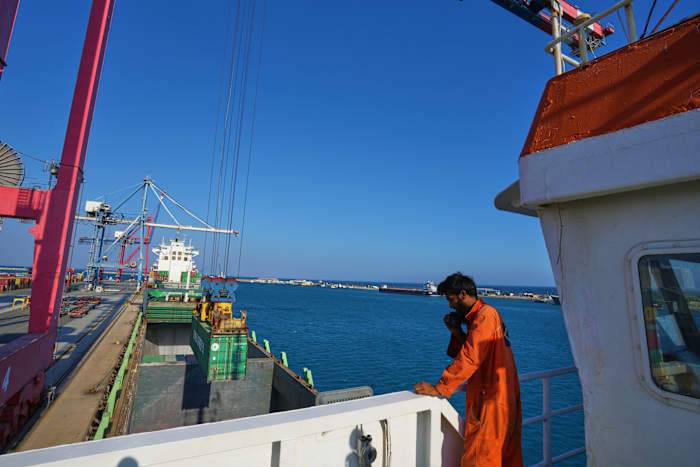 A ship with hundreds of tons of food aid for Gaza nears an Israeli port after leaving Cyprus
