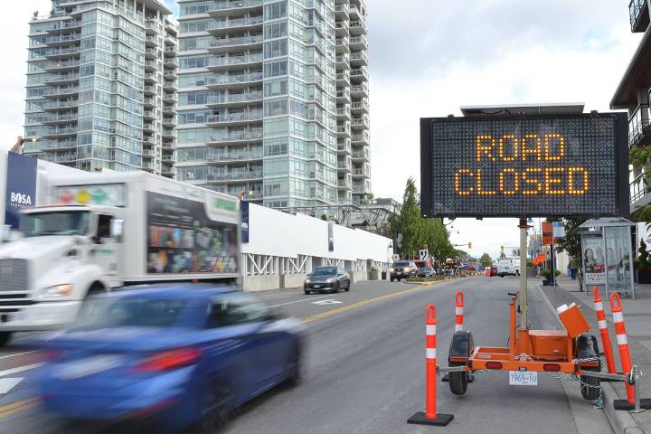 Renton road closures the week of Aug. 4