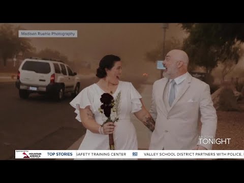 Valley couple's monsoon wedding goes viral after coffee shop owner's kindness
