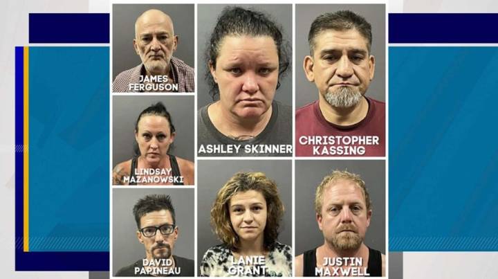 7 arrested after meth, fentanyl, psilocybin mushrooms seized in narcotics search